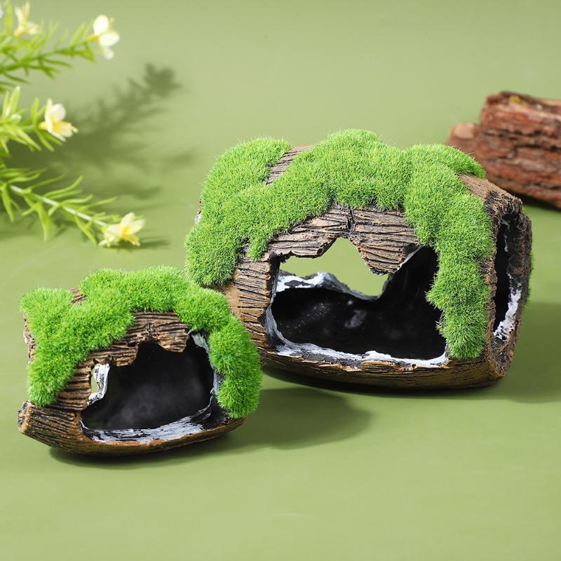 Aquarium Plant Ornament - Adornos de resina para acuarios: cuevas