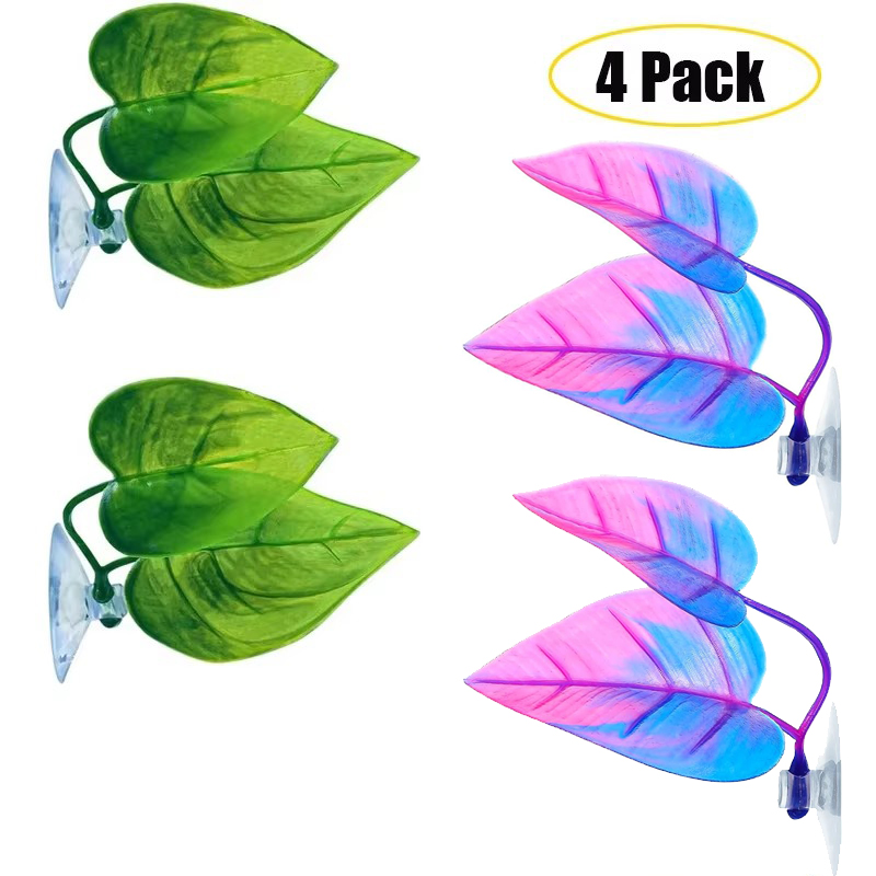 Aquarium Plant Ornament - Hamaca de hojas de pescado Betta