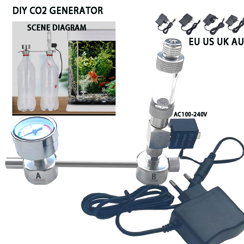 Planted Aquarium Co2 Kit - Kit de Sistema Generador de CO2