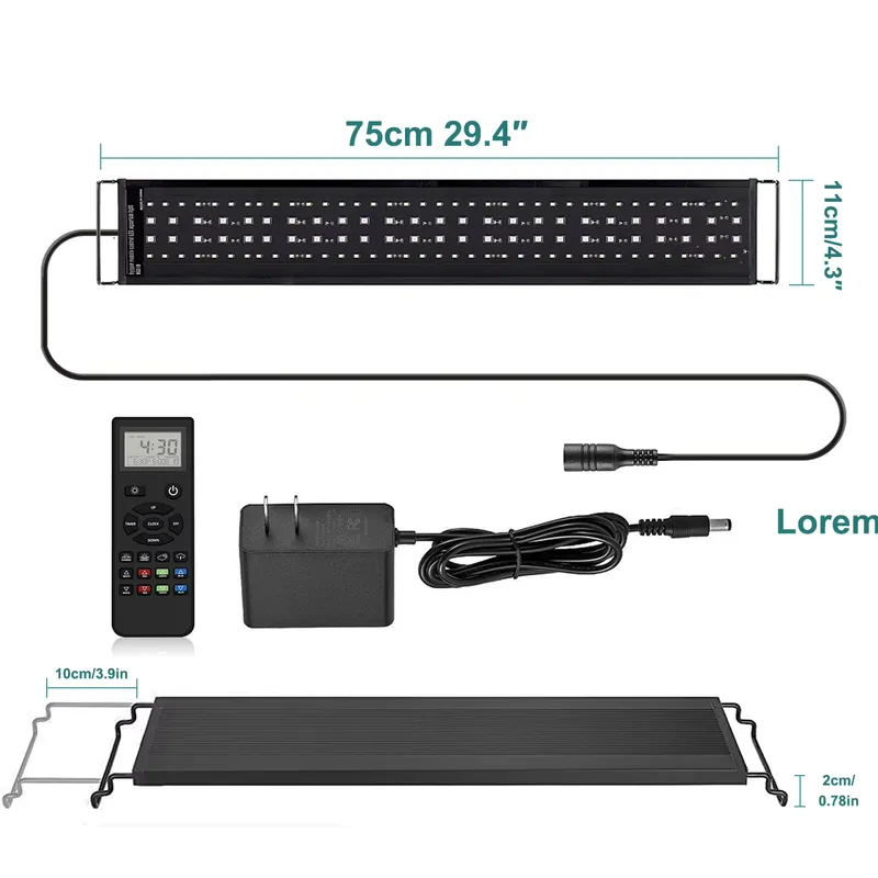 Planted Aquarium Hours - Lámpara LED Profesional para Acuario SIROKA