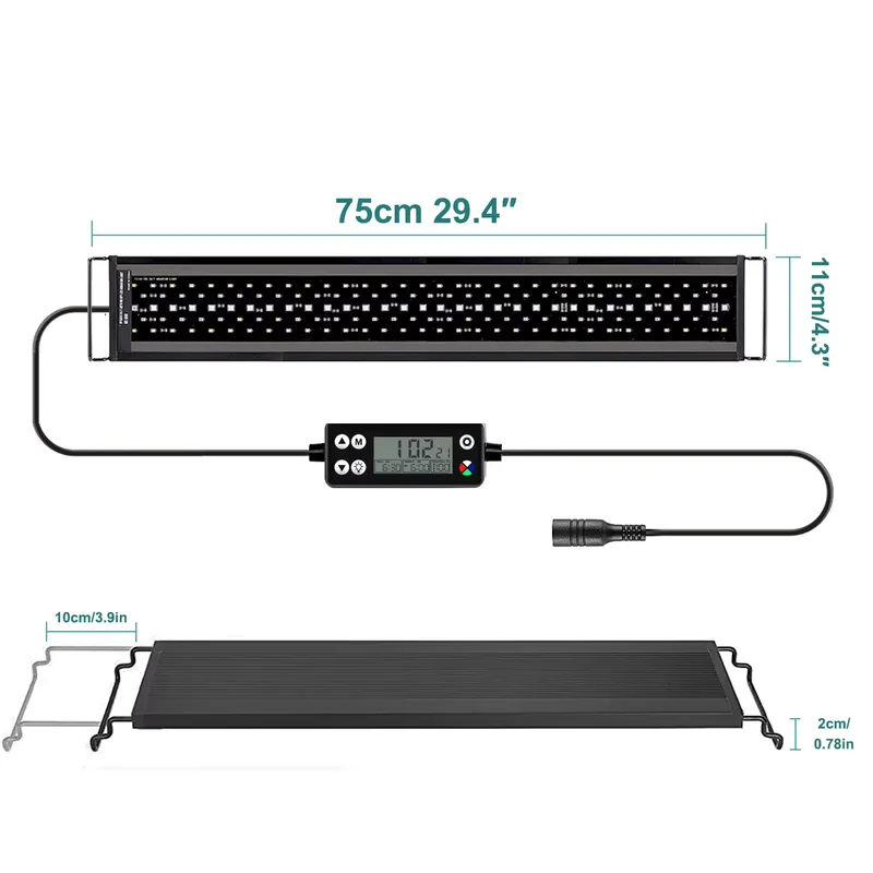 Planted Aquarium Hours - Nueva Lámpara LED de Espectro Completo