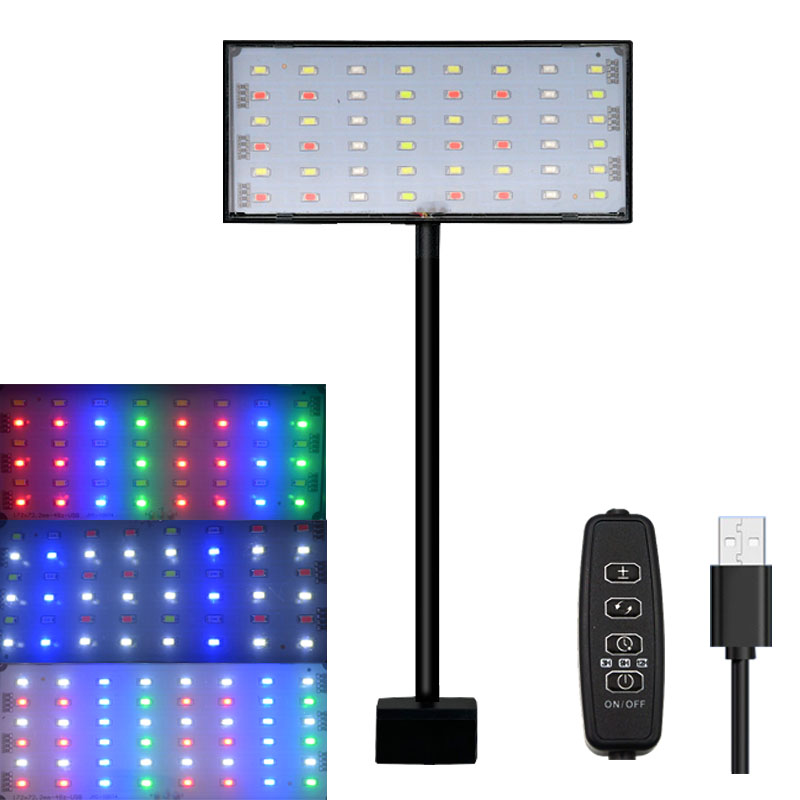 Aquarium Plant Ornament - Lámpara LED de espectro completo para