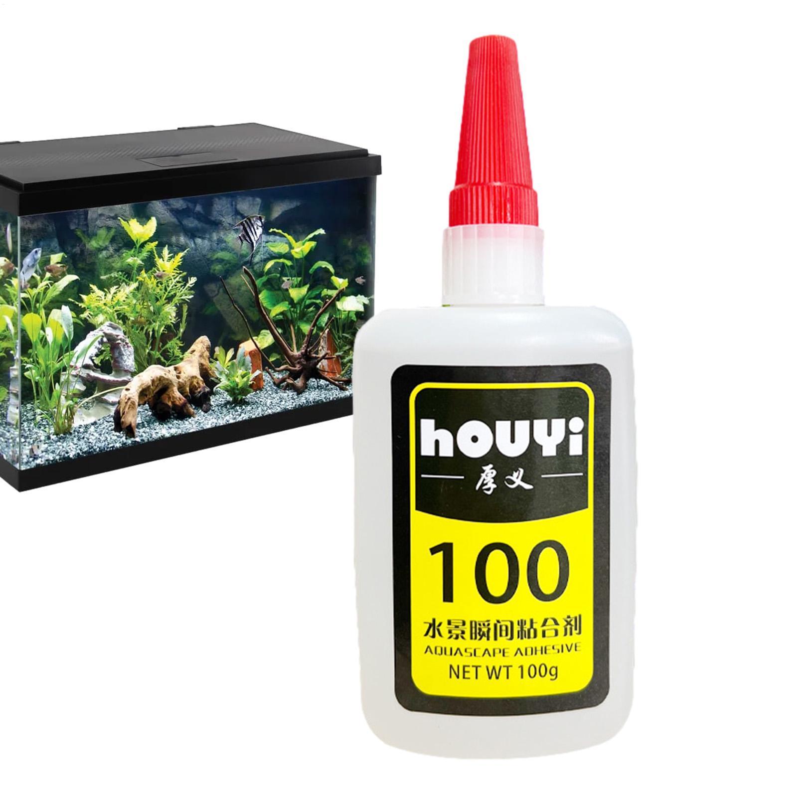 Aquarium Plant Glue - Pegamento instantáneo transparente para acuario, adhesivo