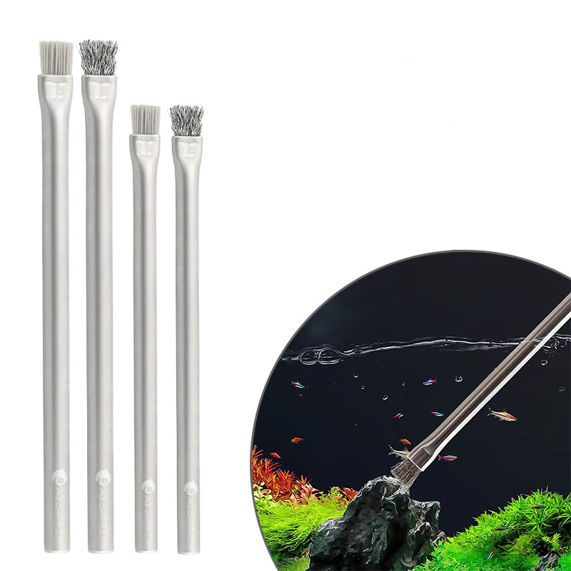 Planted Aquarium Algae Remover - Aquapro-cepillo de limpieza para algas, herramienta