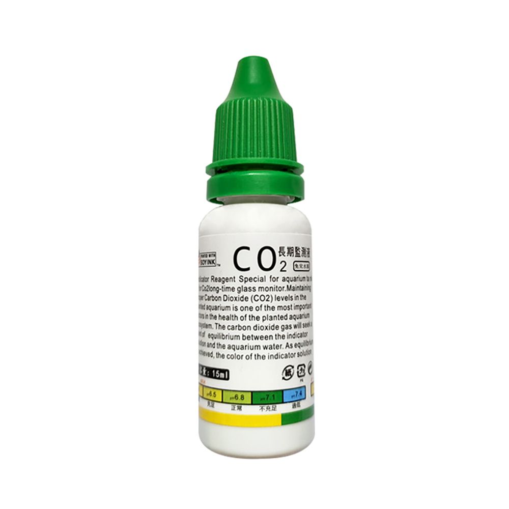 Glass Co2 Drop Checker - Term-probador de hierba para acuario, Monitor,