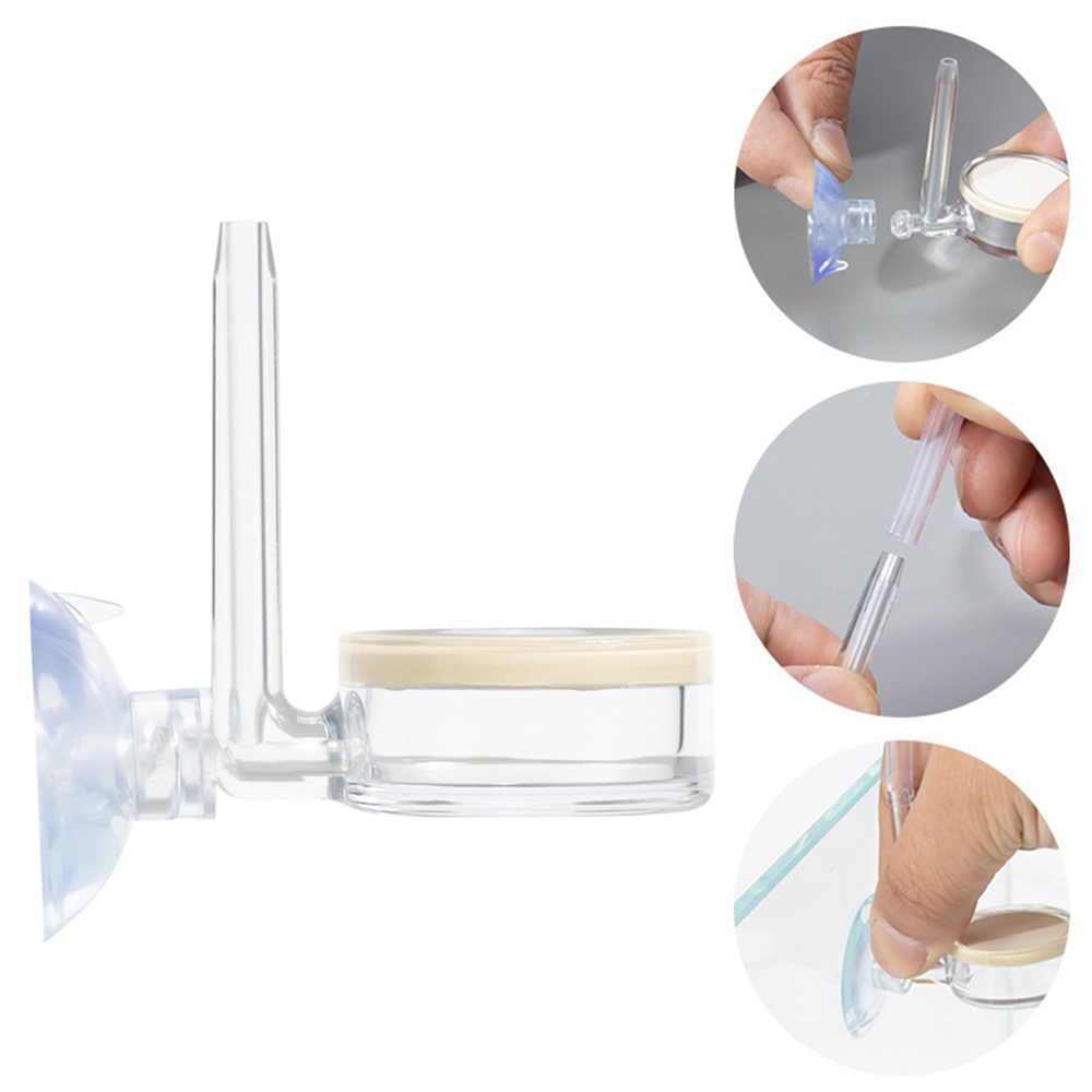 Glass Co2 Drop Checker - Difusor de 1 unidad para plantas