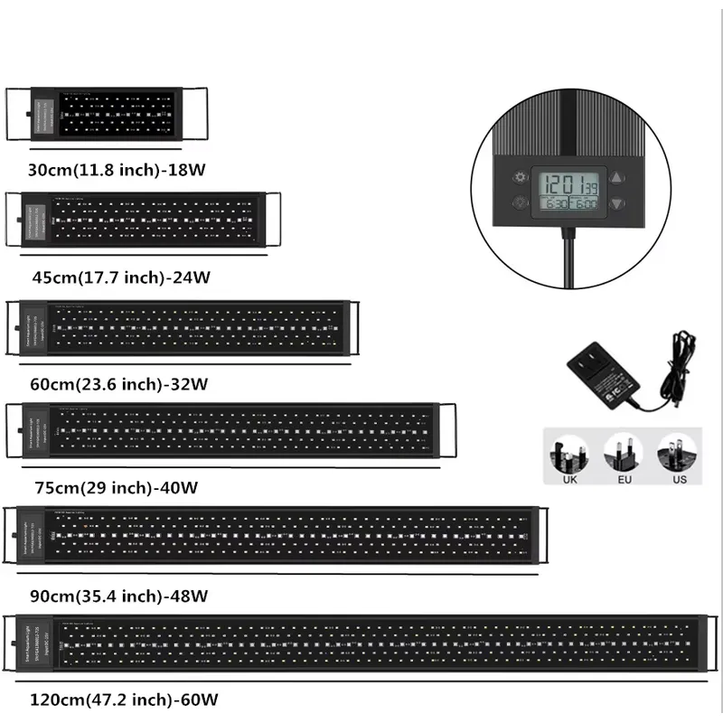 Planted Aquarium Hours - Lámpara LED para Acuario de 45