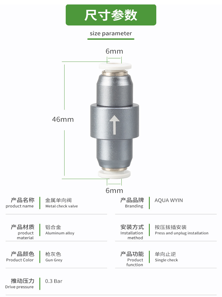 WYIN-válvula de retención de C - Glass Co2 Drop Checker reseña y precio