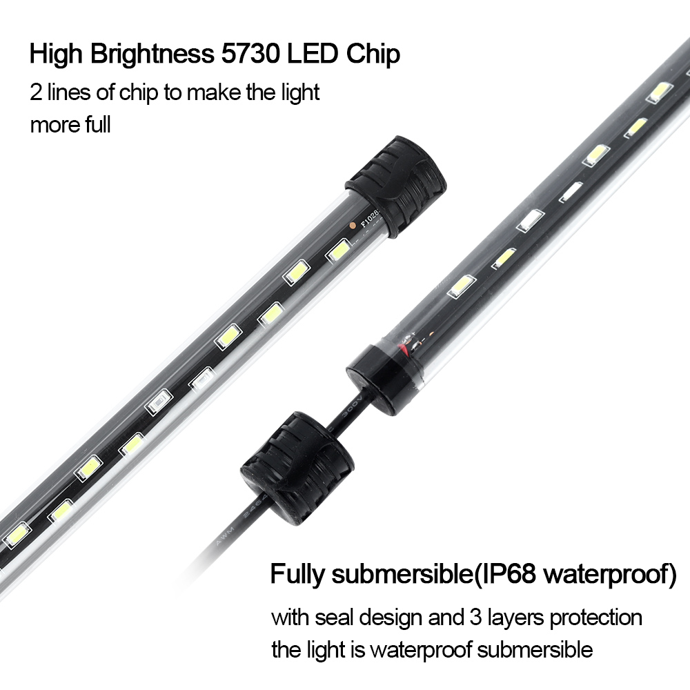 Luz LED para acuario, lámpara  - Aquarium Plant Ornament reseña y precio
