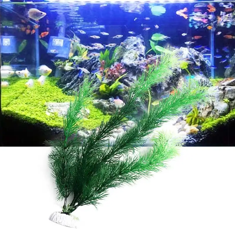 Plantas artificiales para deco - Aquarium Plant Ornament reseña y precio