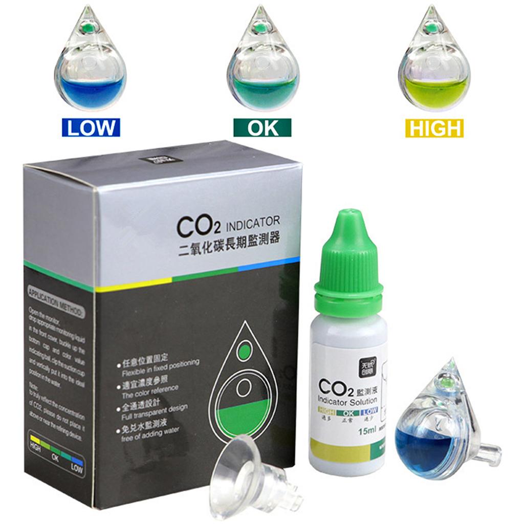 Medidor de CO2 para Acuarios,  - Glass Co2 Drop Checker reseña y precio