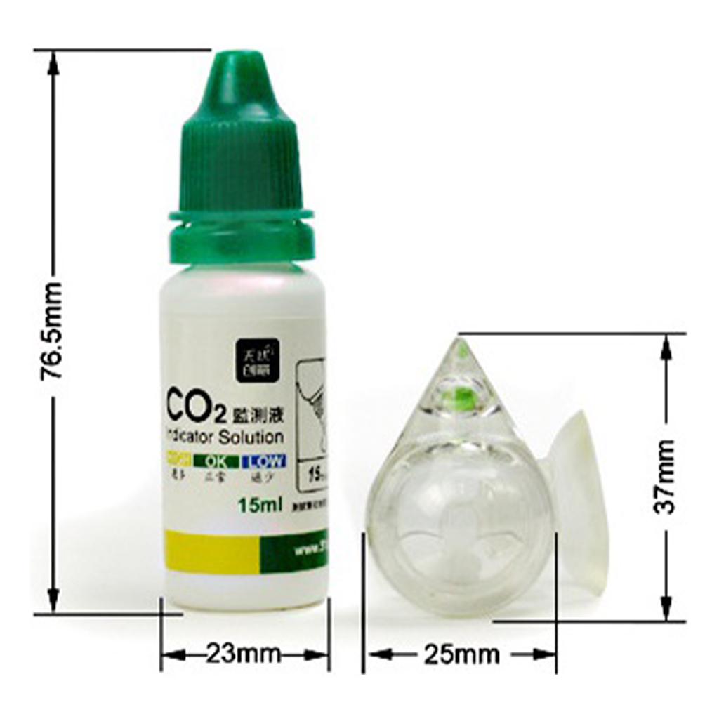 Medidor de CO2 para Acuarios,  - Glass Co2 Drop Checker reseña y precio