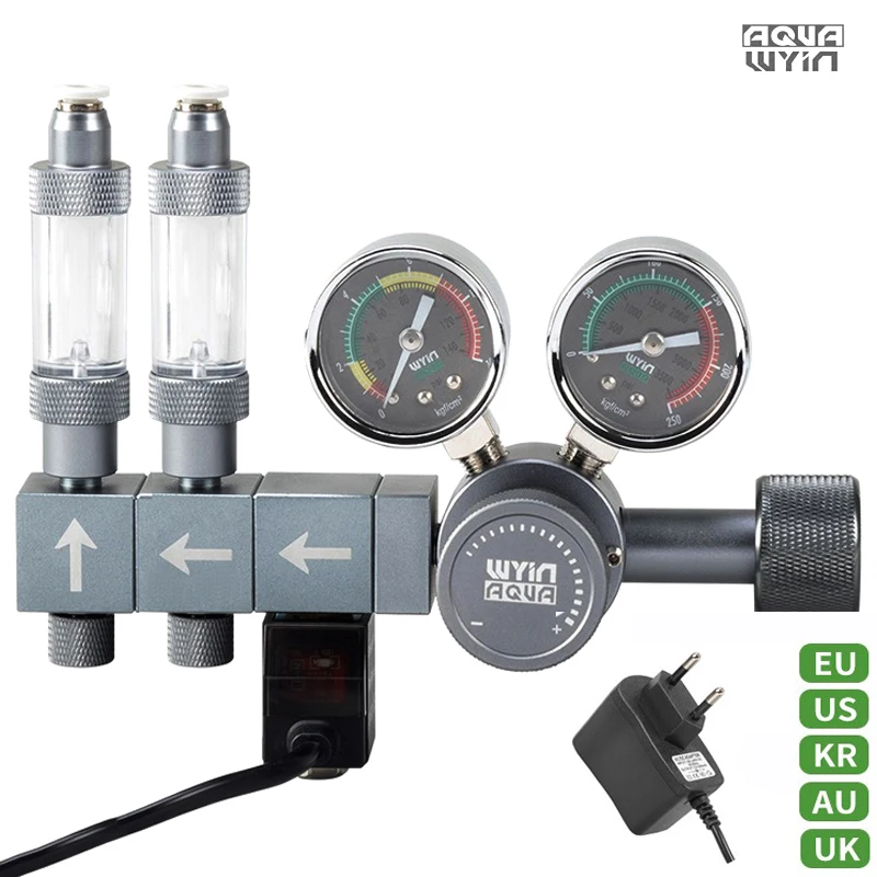 Configuración de la válvula re - Co2 Regulator Dual Stage reseña y precio