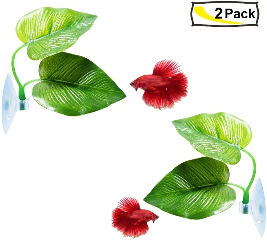 Hamaca de hojas de pescado Bet - Aquarium Plant Ornament reseña y precio