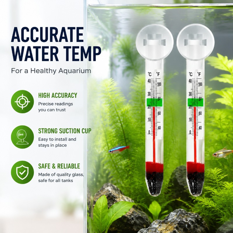 Termómetro de Vidrio para Acua - Planted Aquarium Water Temperature reseña y precio