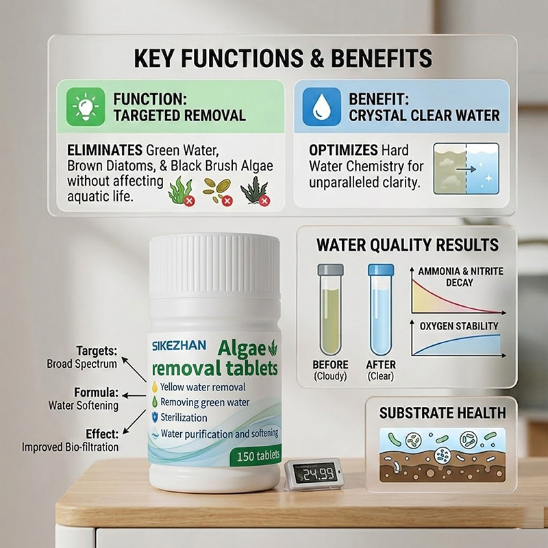 Tabletas de Eliminación Rápida - Planted Aquarium Algae Remover reseña y precio