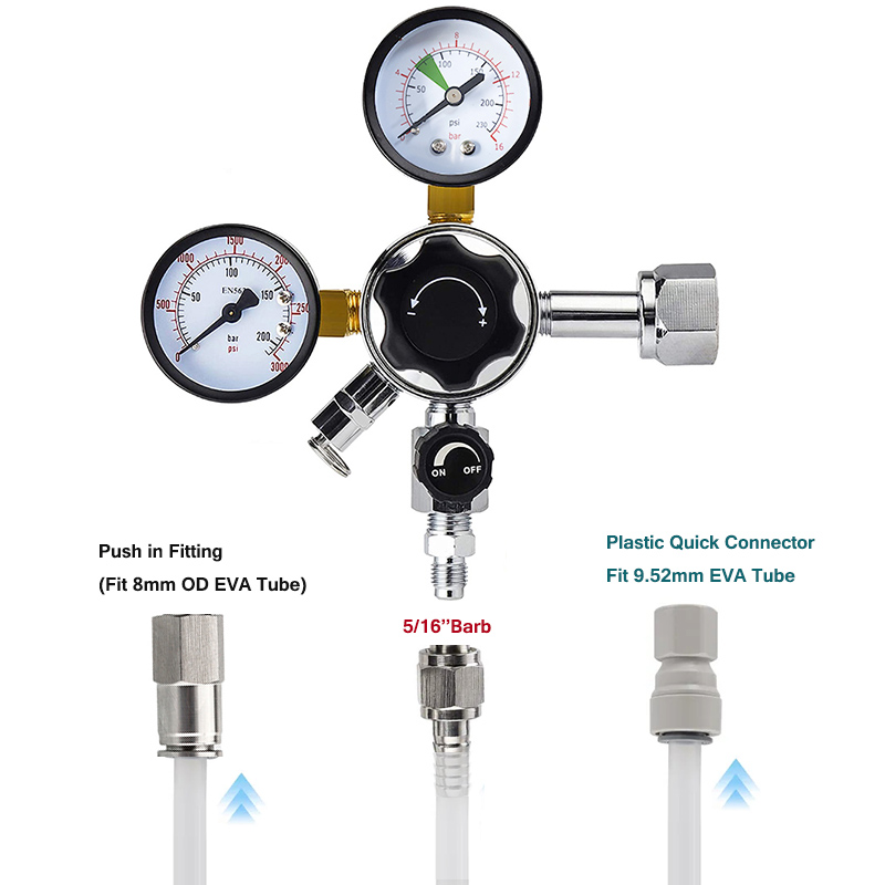 Cargador de Co2 de alta presió - Co2 Regulator Dual Stage reseña y precio