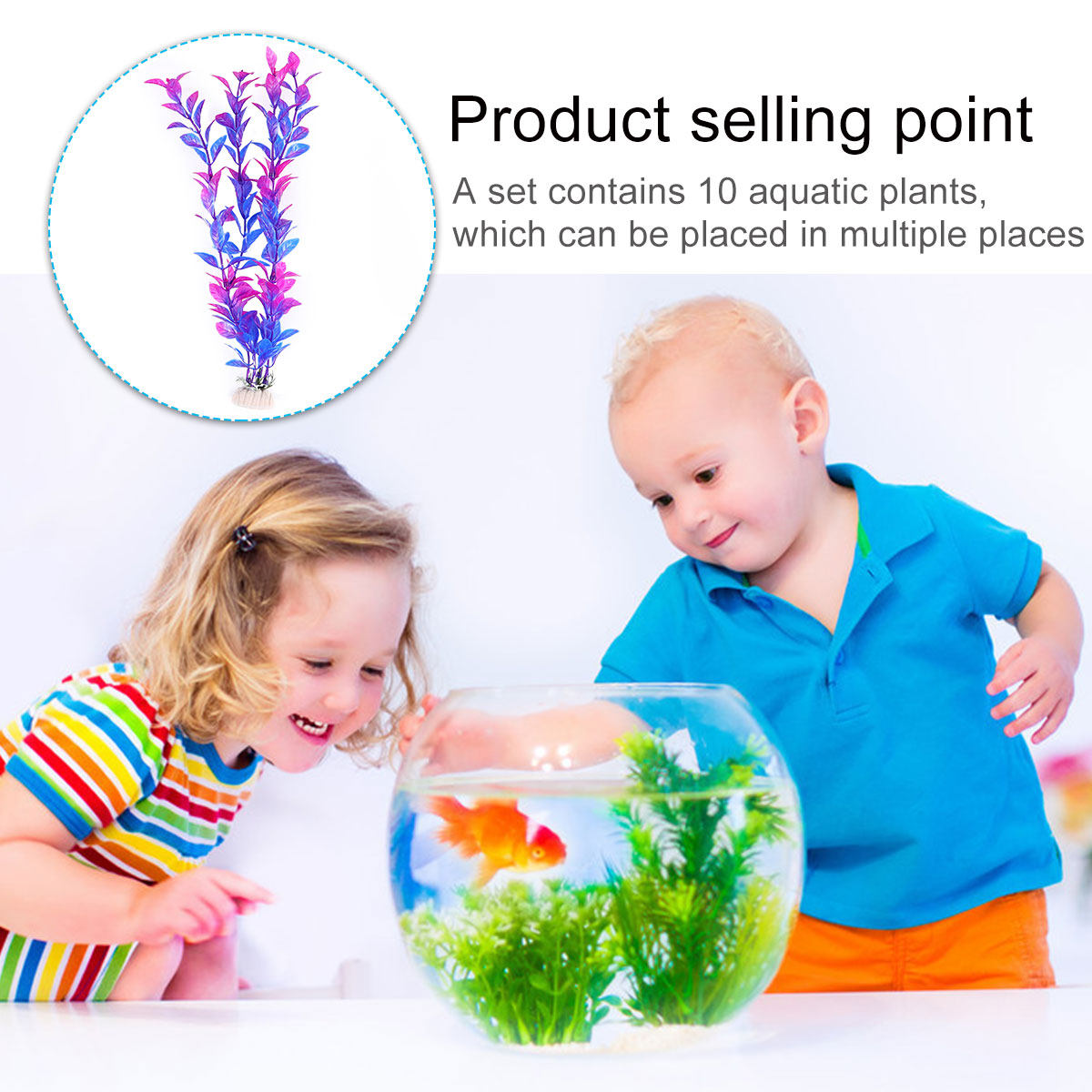 Juego de 10 Plantas Acuáticas  - Aquarium Plant Live reseña y precio