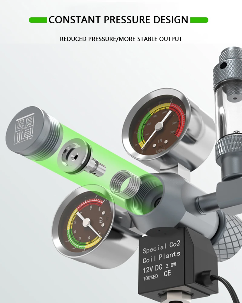 Regulador de CO2 para Acuario  - Glass Co2 Drop Checker reseña y precio