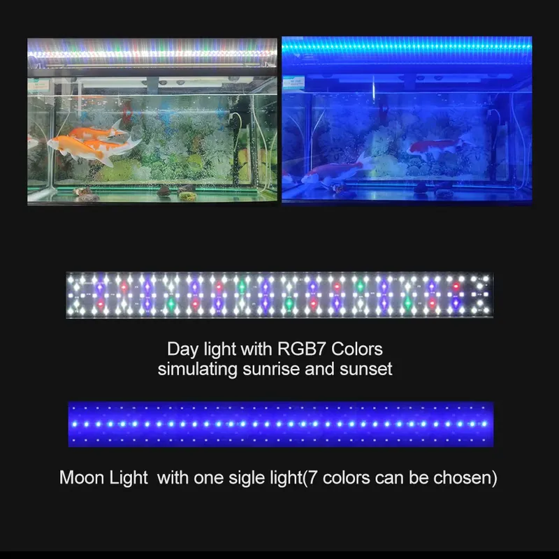 Luz LED RGB para Acuario de 12 - Planted Aquarium Hours reseña y precio