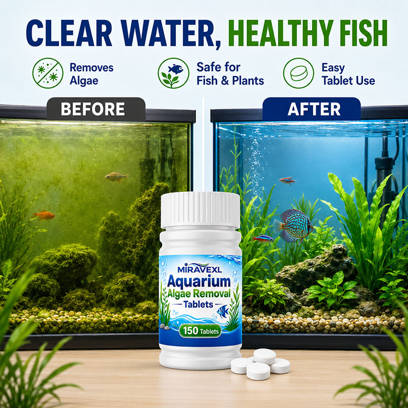MIRAVEXL 150 Tabletas para Eli - Planted Aquarium Algae Remover reseña y precio