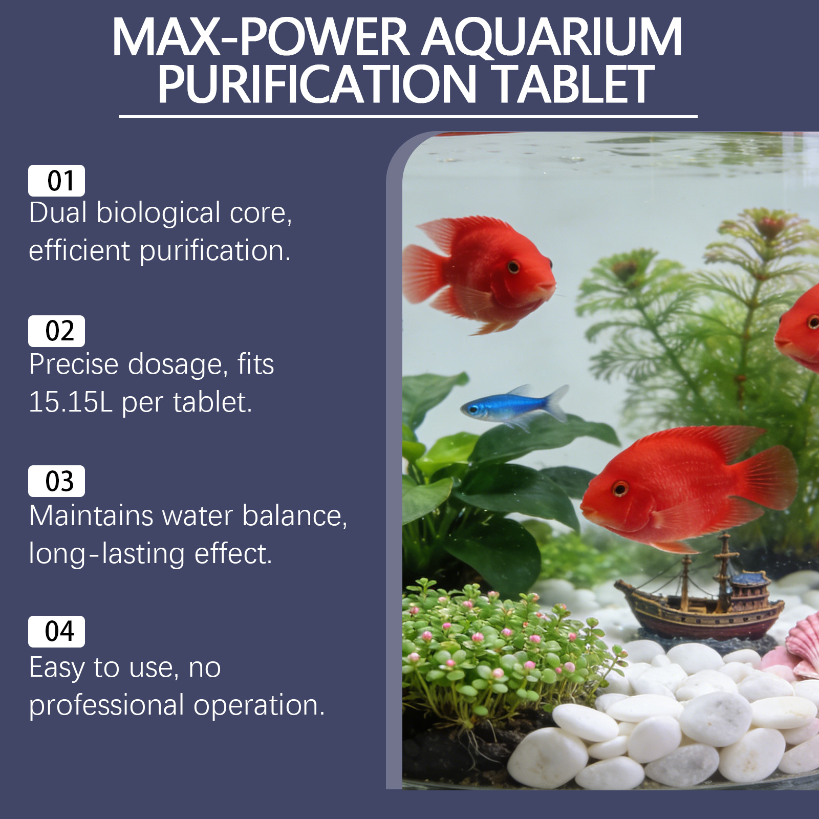 Tabletas Removedoras de Algas  - Planted Aquarium Algae Remover reseña y precio