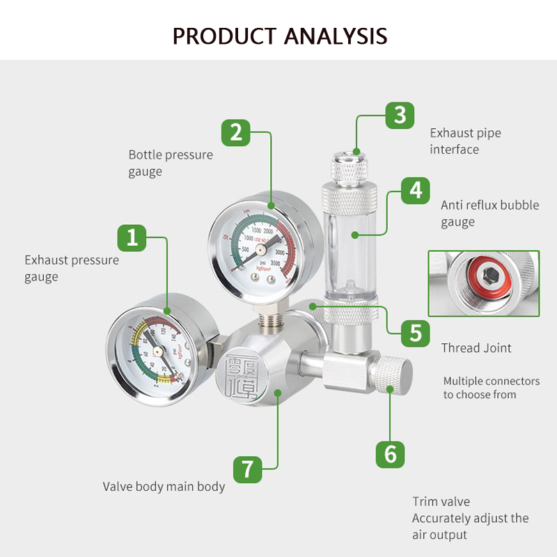 Regulador de CO2 para Acuario  - Glass Co2 Drop Checker reseña y precio
