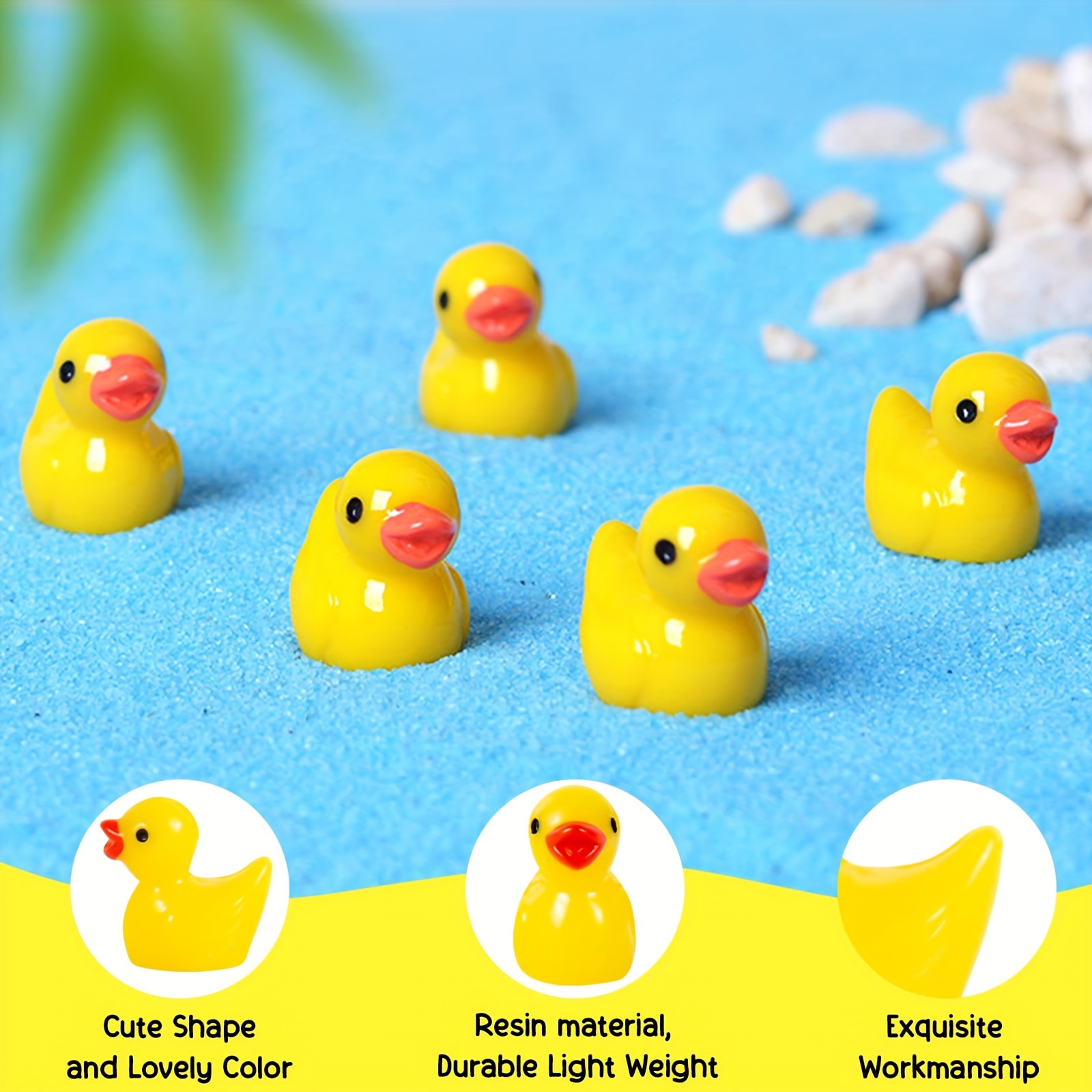 Patos en miniatura de resina p - Aquarium Plant Yellowing reseña y precio