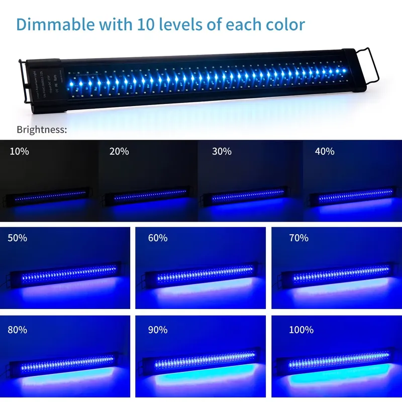 Lámpara LED para Acuario de 48 - Planted Aquarium Hours reseña y precio